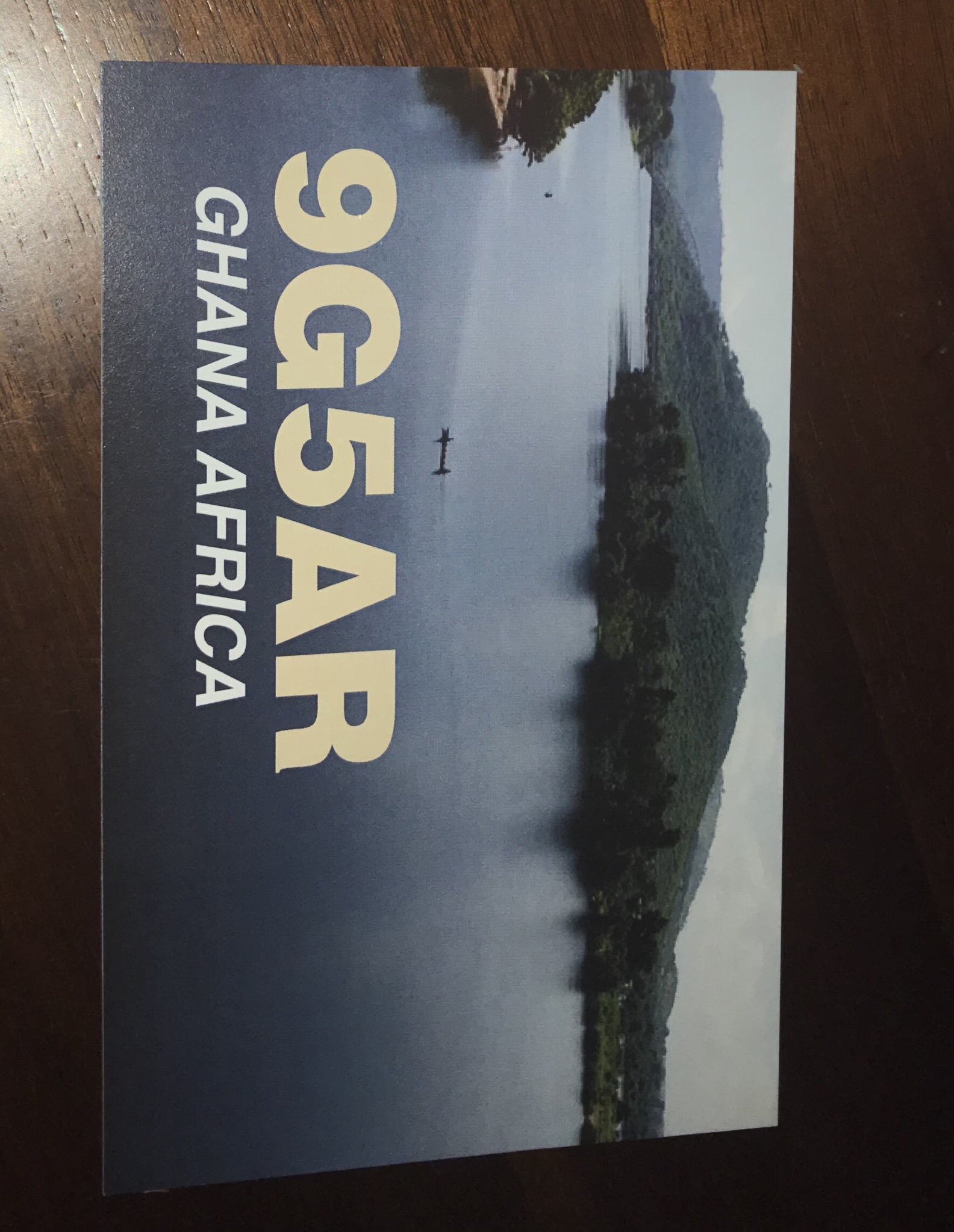 Ghana QSL card