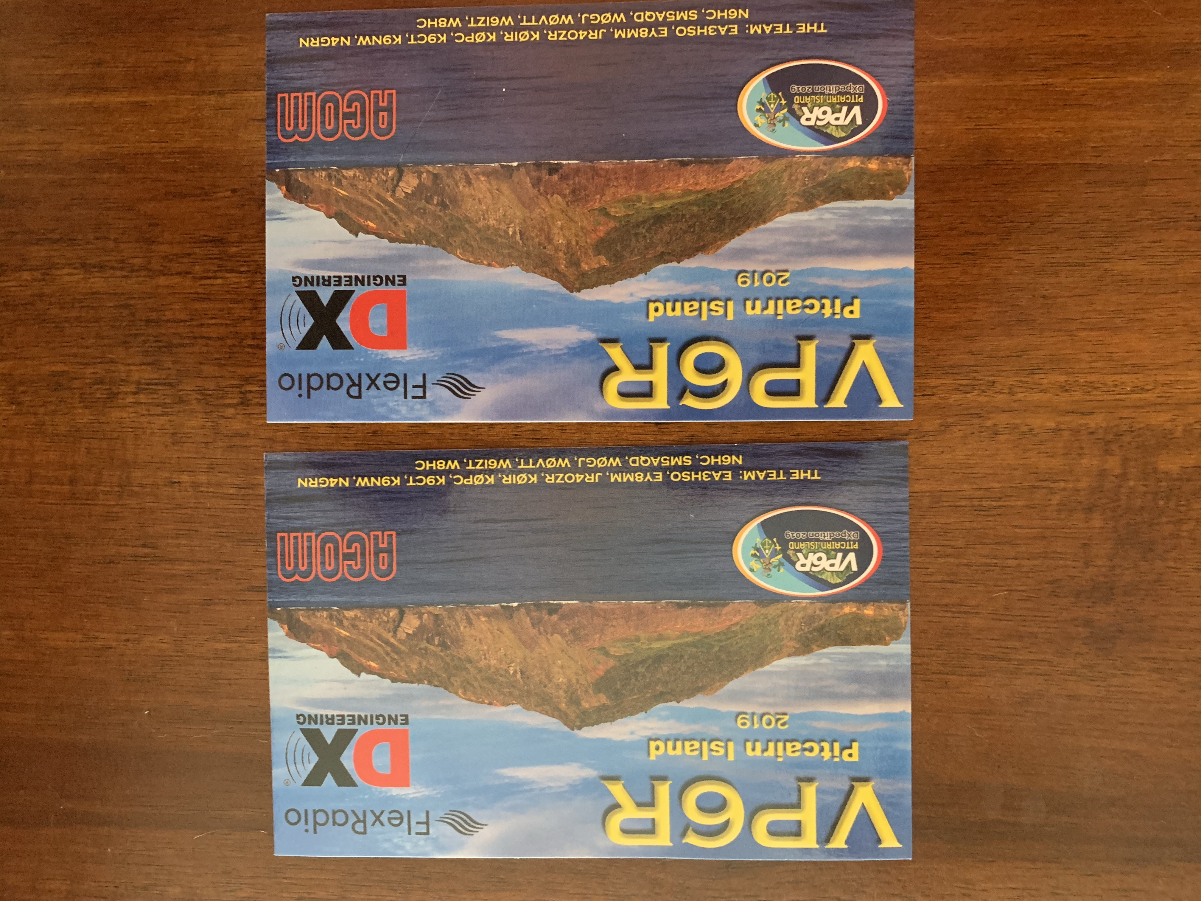VP6R QSL Card
